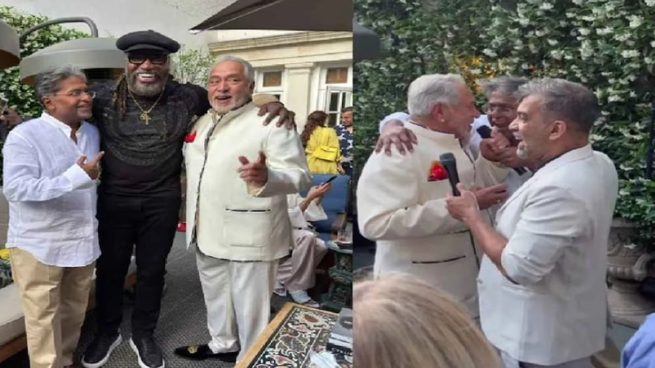 ललित मोदी और विजय माल्या की लंदन पार्टी वायरल