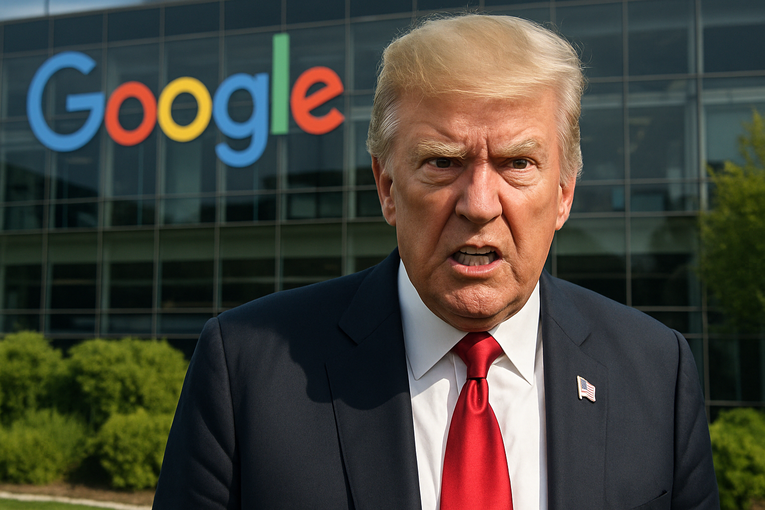 गूगल पर 29 हजार करोड़ का जुर्माना, भड़के डोनाल्ड ट्रंप