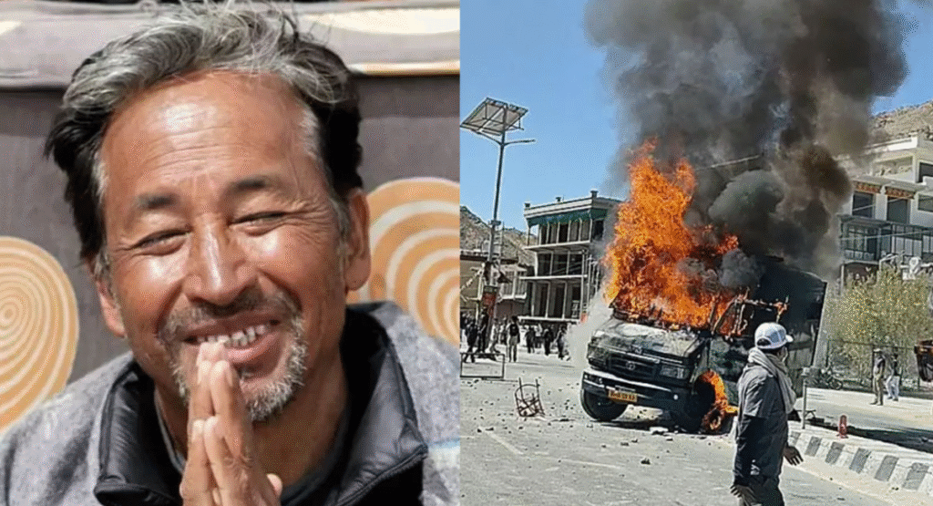 सोनम वांगचुक गिरफ्तार लद्दाख हिंसा Leh-Ladakh-Violence